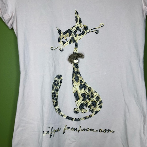 Moschino Jeans shirt with Leopard kitty design. - Picture 2 of 4